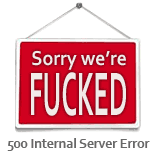 Sign: 500 Internal Server Error